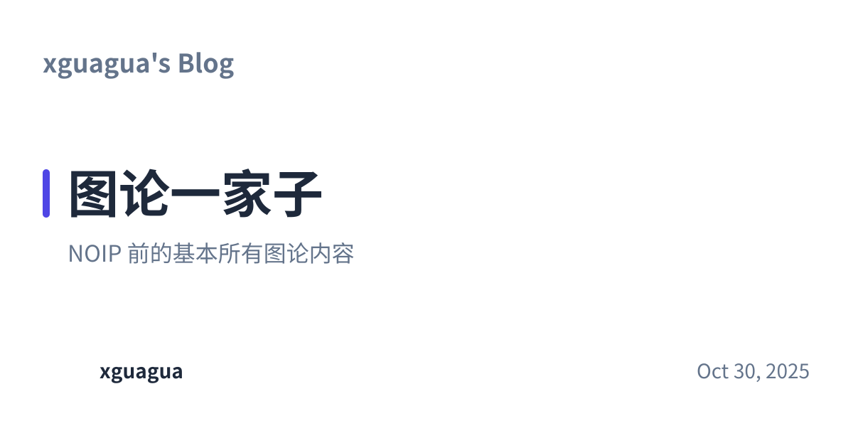 Share preview for 图论一家子